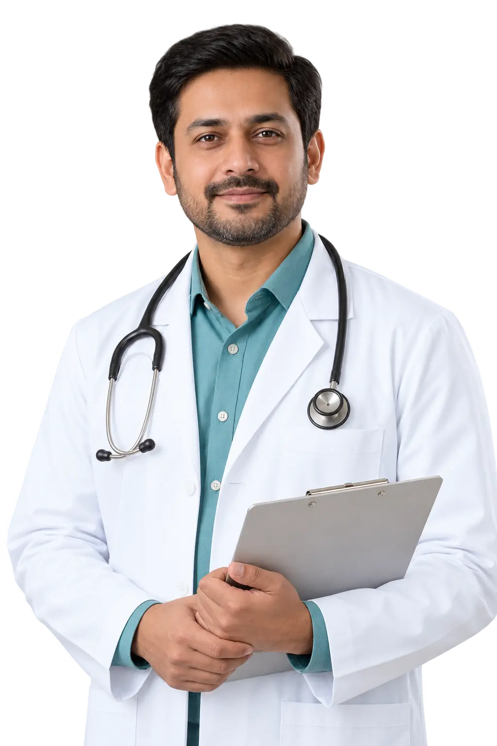 Doctor providing online medical consultation at UzuHealth